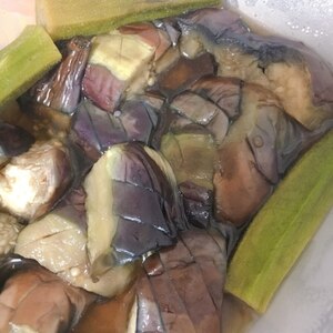 夏野菜☆なす炒めの煮浸し